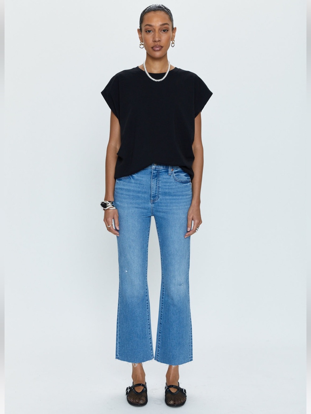 NWT Pistola high rise Lennon Mahalo vintage wash Cropped Ankle Jeans